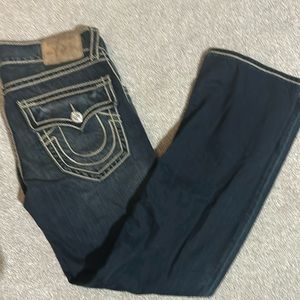 Mens true religion straight leg. sz 34. Inseam 32.5”